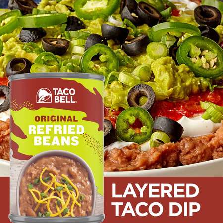 Taco Bell Taco Bell Beans Refried 1lbs, PK12 10021000047045